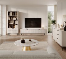 Модульная гостиная Lante Беж/Черные ножки