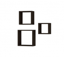 Полка настенная венге темный GТ0027