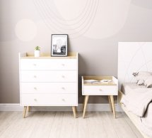 Тумба прикроватная на 1 ящик Art in Head Asgard / Асгард