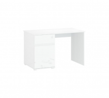 Стол письменный 1D1S/120 [P1] белый глянец Lingo