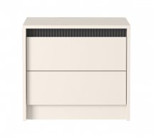 Тумба прикроватная KOM2S Монако Кашемир / Элегантный серый софттач