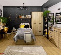  Шкаф BRW Poland SZF2D2S Lara 2 дверный дуб 90 см