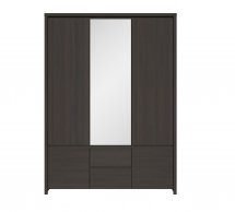 Шкаф SZF5D2S BRW Poland Kaspian 3 дверный венге 154 см