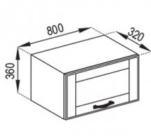 Антресоль А 80 (320) Домініка