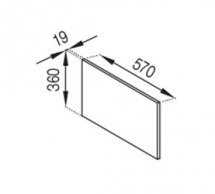 Антресоль А панель (570) Тіна