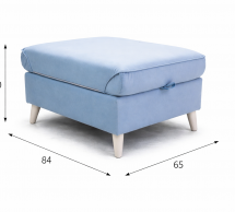 Пуф Хеннеси Мебель Стиль