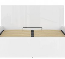 Ліжко двоспальне BRW Poland LOZ/160/B Tetrix / Тетрікс з підйомним механізмом та нішею для білизни ДСП