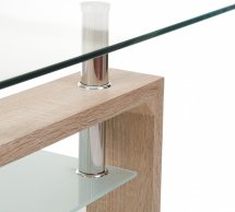 Стол журнальный С-107-2 белый дуб