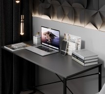 Стол письменный Art in Head Line Ascet / Аскет Графит