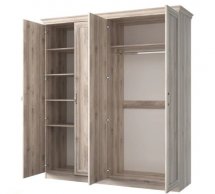 Шкаф Мебельбос 4d 4 дверный каштан nairobi Lizbon 183 см