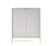 Комод високий Сірий/Золоті ніжки K104 Nova