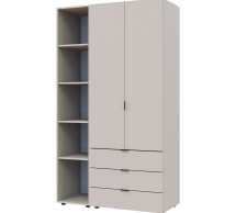 Шафа Дорос Гелар кашемір з Етажеркою 2-х дверна 115,7 см