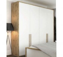 Шкаф 4Д Сокме Франческа 4 дверный белый 200 см