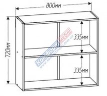 Тумба верхня В80.72.2Д/В80.92.2Д. Бар Мінімал