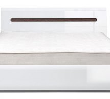 Ліжко двоспальне ВМК-Україна LOZ/160 Амелія ДСП біле без вкладу