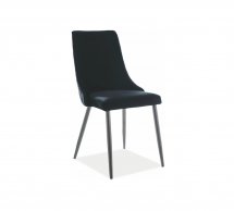Стілець Piano B Matt Velvet чорний
