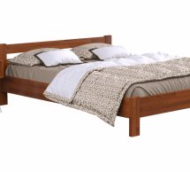 Ліжко дерев'яне Естелла Рената / Серія Тесса Щит / Масив Бук