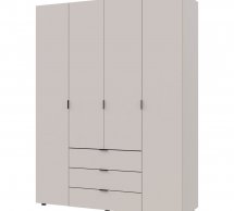 Шкаф для одежды Дорос Гелар кашемир 4-х дверный 155 см