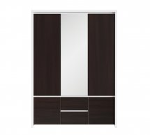 Шафа BRW Poland Kaspian 3 дверна каштан 154 см