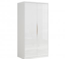 Шкаф SZF2D BRW Poland Pori 2 дверный белый 100 см