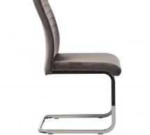 Стул S-120 серый велюр