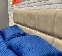 Ліжко м'яке двоспальне Тейлор з підйомним механізмом та нішею для білизни