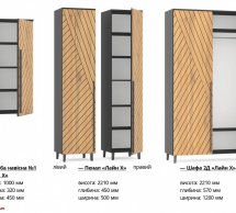 Шкаф КС Лайн Х 2 дверный дуб аппалачи 120 см