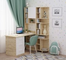 Стіл з кутовою надбудовою та еркером 