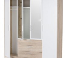 Шафа 4D3S VMV Holding Ріко 4 дверний дуб сонома 180 см