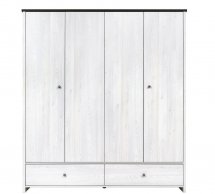 Шкаф SZF4D2S BRW Poland Popto 4 дверный модрина