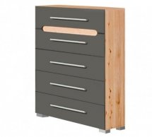 Комод 60 Бьянко Графит