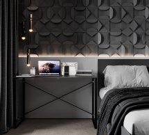 Стол письменный Art in Head Line Ascet / Аскет Графит