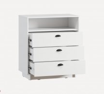 Комод Куба К001 Білий Морелі