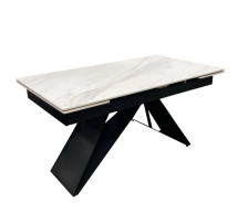 Стол Roland (140-200 см) Silver White Silk Matt