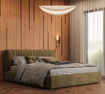 Кровать мягкая двуспальная Woodsoft Bern II / Берн II