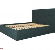 Ліжко м'яке двоспальне Городок меблі Твіст без підйомного механізму