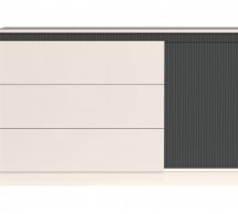 Комод KOM1D3S Монако Кашемир / Элегантний серый софттач