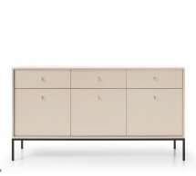 Комод Моно / Mono MKSZ154 Бежевий/чорні ніжки