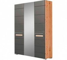 Шкаф 3ДЗ Світ Меблів Бьянко Графит 3 дверный графит 150 см