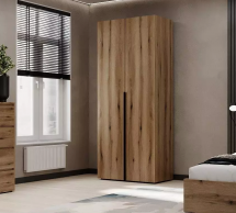  Шафа розпашна комбінована 2 дверна Art In Head №13 Light 80см