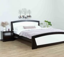 Кровать двуспальная деревянная Дримка Женева Бук