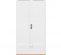 Шкаф SZF2D1S BRW Poland Haga 2 дверный белый