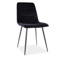 Стілець Mila Matt Velvet чорний