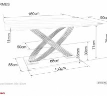 Стіл обідній Hermes