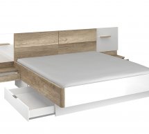 Ліжко 180 (без вкладу, з освітленням LED) Барі