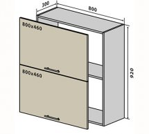 №61 Тумба верхняя окапник 80 Люкс RODOS