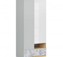 Шафа SZF2D1S BRW Poland Nandu 2 дверна світло сірий дуб 90 см