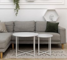 Набор столиков Модерн S+M белый 