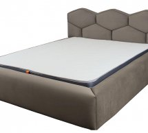 Ліжко м'яке Городок меблі Олівер без підйомного механізму