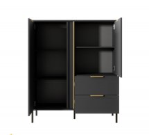 Комод Ларс / Lars 2D2S/104 високий Антрацит